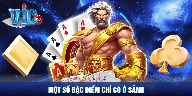 Một số đặc điểm chỉ có ở sảnh