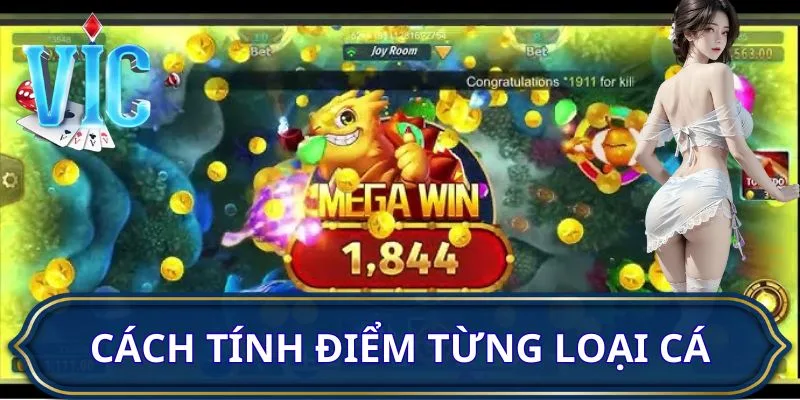 Cách tính điểm từng loại cá